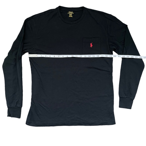 Black Polo Ralph Lauren Long Sleeve Shirt (S) - Picture 4 of 5
